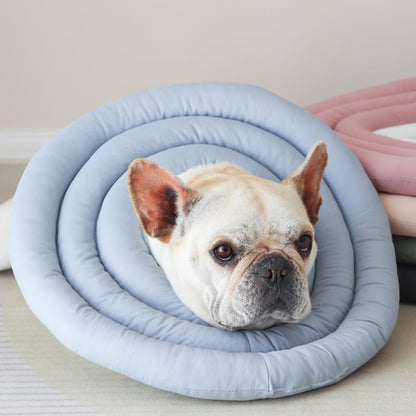 KOLAW Adjustable Pet Recovery Cone - Soft Cotton Protective Collar for Dogs and Cats Daily Grooming and Behavior Management